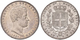 Carlo Alberto (1831-1849) 5 Lire 1839 T - Nomisma 691 AG Conservazione eccezionale

FDC