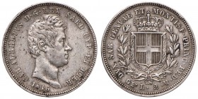 Carlo Alberto (1831-1849) 2 Lire 1846 T - Nomisma 716 AG RR Piccole macchie ma un piacevole esemplare 

qSPL