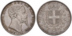 Vittorio Emanuele II (1849-1861) 5 Lire 1859 G - Nomisma 788 AG R Conservazione eccezionale 

qFDC/FDC