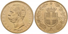 Umberto I (1878-1900) 100 Lire 1883 - Nomisma 972 AU R In slab PCGS AU55

SPL/SPL+