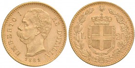 Umberto I (1878-1900) 20 Lire 1881 oro rosso - Nomisma 980 AU R

SPL+/qFDC