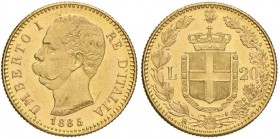 Umberto I (1878-1900) 20 Lire 1885 - Nomisma 984 AU

SPL+