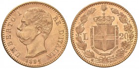 Umberto I (1878-1900) 20 Lire 1891 Oro rosso - Nomisma 989 AU Ex Nomisma 34, lotto 1695

qFDC/FDC
