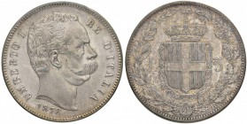 Umberto I (1878-1900) 5 Lire 1878 - Nomisma 992 AG RR Sigillato SPL/FDC da Angelo Bazzoni

SPL/FDC