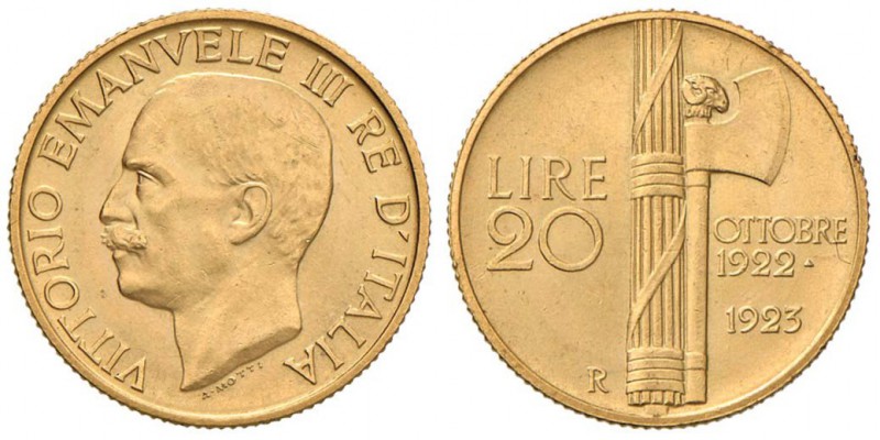 Vittorio Emanuele III (1900-1946) 20 Lire 1923 - Nomisma 1082 AU R

SPL+