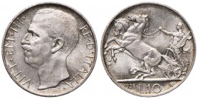 Vittorio Emanuele III (1900-1946) 10 Lire 1928** - Nomisma 1113 AG RR Minimi colpetti al bordo 

FDC