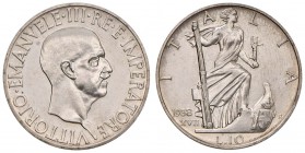 Vittorio Emanuele III (1900-1946) 10 Lire 1938 - Nomisma 1123 AG RRRR Tiratura di 20 esemplari. Millesimo che non proponiamo ormai da molti anni: l’ul...