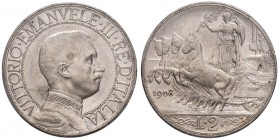 Vittorio Emanuele III (1900-1946) 2 Lire 1908 - Nomisma 1158 AG In slab PCGS MS64

FDC