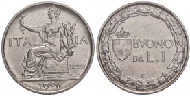Vittorio Emanuele III (1900-1946) Lira, 50 e 20 Centesimi 1926 - Nomisma 1210, 1243, 1279 NI R Lotto di tre monete, ognuna con tiratura di 500 esempla...