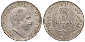 Vittorio Emanuele III (1900-1946) Somalia - Rupia 1919 - Nomisma 1419 AG R

qFDC