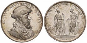 MEDAGLIE DEI SAVOIA Edoardo il Liberale (1323-1329) Medaglia della Storia metallica dei Savoia - MA (g 66,40 - Ø 51 mm) RR Minima screpolatura al bord...
