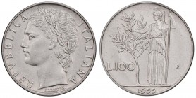 REPUBBLICA ITALIANA 100 Lire 1955 - AC Conservazione eccezionale

FDC
