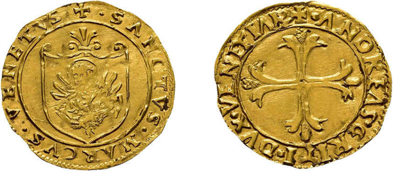 Venedig, Scudo d'oro (3.35g) o.J., Andrea Gritti, 1523-1532. Fb. 1448, sehr schö...