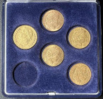 FRANKREICH, Lot von 5 Goldmünzen. Dabei: 20 Francs 1811A Napoleon, 10 Francs 1850A, 1864BB, 1895A und 1899A.Erhaltung sehr schön und vorzüglich.