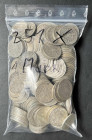 DEUTSCHLAND, KAISERREICH, Sammlung von 1/2, 1, 2 und 5 Mark Silbermünzen. Dabei u.a. 75 x 5 Mark und 25 x 2 Mark (Baden bis Württemberg) darunter Baye...
