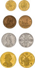 ÖSTERREICH, Sammlung von Umlauf, Silber und Goldmünzen des 20. Jh. Dabei: 4 Dukaten 1915 (3x), 1 Dukat 1915, 1000 Schilling 1976 Babenberger (2x) und ...