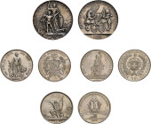 SCHWEIZ, umfangreiche Sammlung von Umlauf- und Gedenmünzen des 19./20. Jh. Enthalten sind viele bessere Stücke wie z.B. Waadt/Vaud 1 Franken 1845, 5 F...