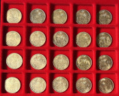SCHWEIZ, 20 x 10 Franken Gold 1911 Vreneli. Erster und seltenster Jahrgang dieser Ausgabe. Erhaltung meist um vorzüglich, teilweise auch besser.
