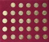 SCHWEIZ, Sammlung zu 29 x 20 Franken Vreneli (1897-1949). Enthalten sind die Jahrgänge: 1897-1916, 1922, 1925, 1926, 1927, 1930, 1935 (2x), 1947 und 1...