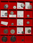 ALLE WELT, umfangreiche Sammlung mit Münzen ab der Antike bis zum 20. Jh. Dabei: 10 Münzen der Antike mit Ägypten, Griechenland, Römische Republik und...