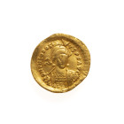 THEODOSE II
Solidus
A/ DN THEODOSIUS PF AVG
R/ IMP XXXXII COS XVII PP CONOB
Or
Monnaie très légèrement voilée
4,36 gr

402-450

Expert : Florian Bourg...