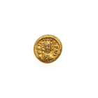 CONSTANTIN IV, HERACLIUS et TIBERE
Solidus globulaire
A/ Buste portant la chlamyde
R/ Bustes de face
Or
4,35 gr

668-673

Expert : Florian Bourguet