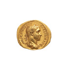 ALEXANDRE SEVERE
Aureus
A/ IMP C M AVR SEV ALEXAND AVG
Buste de l’empereur lauré et drapé
R/ PM TRP V COS II PP
Représentation de la Nymphée d’Alexand...