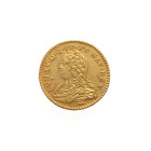 LOUIS XV
Demi Louis d’or aux écus ovales et au buste habillé
A/ LUD XV D G FR ET NAV REX
R/ CHRS REGN VINC IMPER
1729 A
Point sous le D
Or
4,09 gr

Cl...