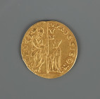 ITALIE VENISE
Pascal Cicogna, 88 ème doge
A/ PASC CICON SM VENET DUX
R/ SIT T XPE DAT Q TV REGIS ISTE DUCA
Doge de 1585 à 1595
Or
3,50 gr

Expert : Fl...