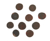 PERIODE ROMAINE
Ensemble de 10 follis au nom des empereurs Maxence et Diocletien
Début du IV ème siècle

Expert : Florian Bourguet