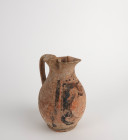 Oenochoé à décor effacé représentant un cygne
Terre cuite
Hauteur : 10 cm

Grande Grèce IV ème siècle avant J.-C.

Expert : Florian Bourguet