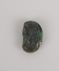 Camée double face représentant la vierge et le christ
Accidents et manques
Jaspe héliotrope
2.7 cm

XVII ème siècle