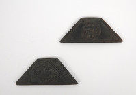 Deux plaquettes appartenant à un reliquaire copte
Pierre
10 cm

XIX ème siècle

Expert : Florian Bourguet