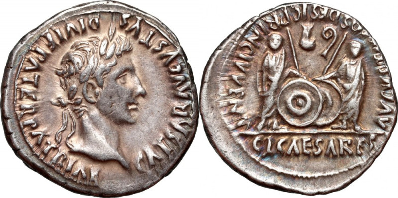 Roman Empire, Octavian Augustus 27 BC-14 AD, Denar, Lugdunum Weight 3,89 g, 20 m...