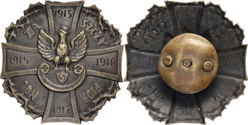 Polska, Odznaka Pamiątkowa Internowanych Legionistów „Za Szczypiorno” Odznaka je...