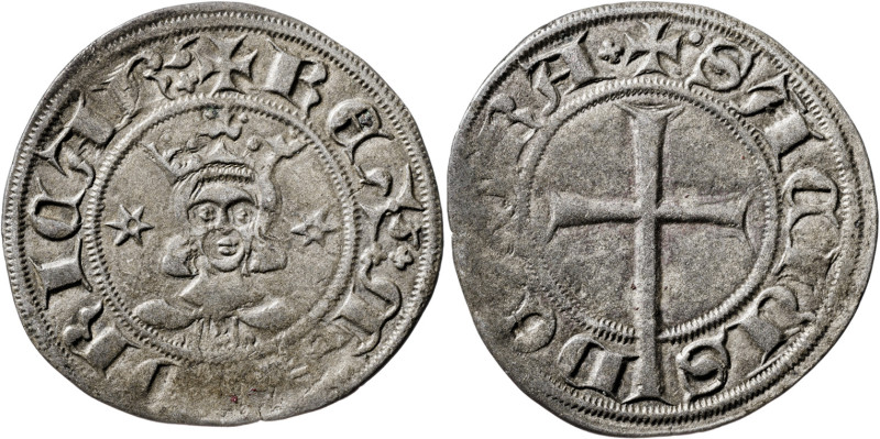 Sanç de Mallorca (1311-1324). Mallorca. Dobler. (Cru.V.S. 547) (Cru.C.G. 2515b)....