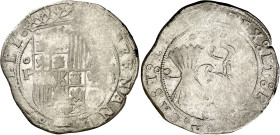 Reyes Católicos. Segovia. P. 2 reales. (AC. 507). 6,78 g. BC+.