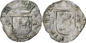 s/d (después de 1566). Felipe II. Toledo. M. 1 cuartillo. (AC. 81). Escasa. 2,89 g. BC+.