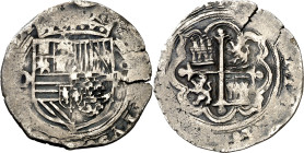 s/d (1572-1589). Felipe II. México. O. 1 real. (AC. 226). 3,41 g. BC+/MBC-.