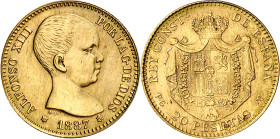 1887*1962. Franco. PGV. 20 pesetas. (AC. 171). 6,43 g. S/C-.