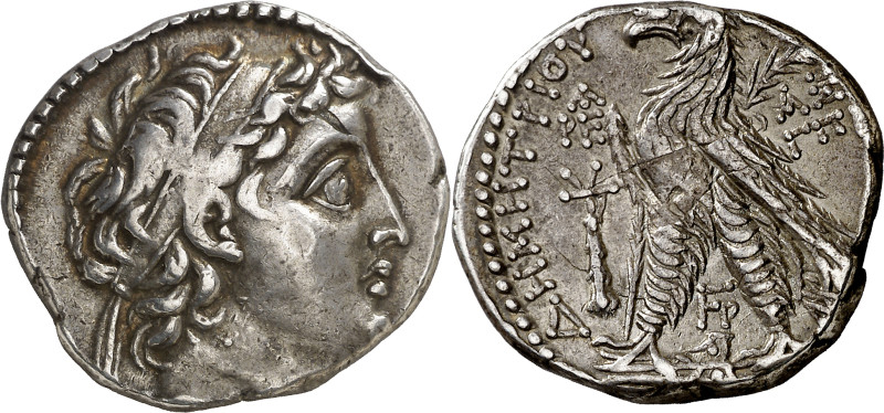 Imperio Seléucida. (130-129 a.C.). Demetrio II, Nicator (146-138/129-125 a.C.). ...