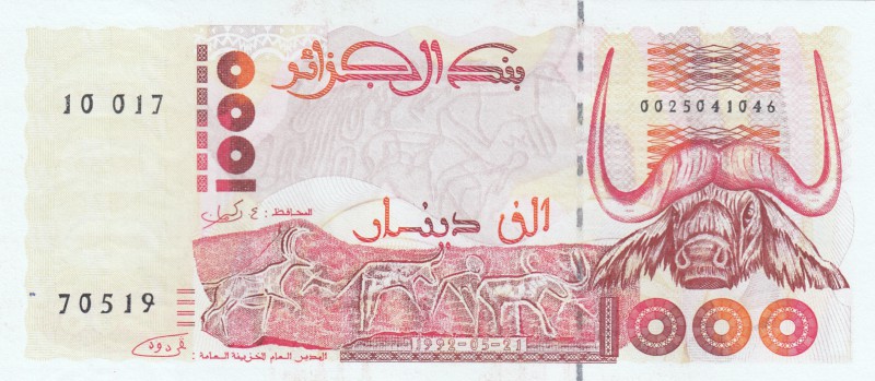 Algeria, 1000 Dinars, 1992, UNC, p140
serial number: 0025041046
Estimate: $25-...