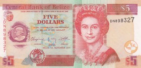 Belize, 5 Dollars, 2011, UNC, p67e
Queen Elizabeth II portrait, serial number: DN 898327
Estimate: $5-10