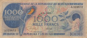 Burundi, 1000 Francs, 1968, VF (-), p25a
serial number: A 323872
Estimate: $100-200