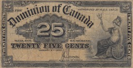 Canada, 25 Cents, 1900, VF (-), p9c
Dominon Of Canada, Fractional Issue
Estimate: $25-50