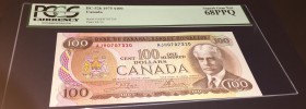 Canada, 100 Dollars, 1975, UNC, p91b
PCGS 68 PPQ, serial number: AJH 0707320, High condition
Estimate: $250-500