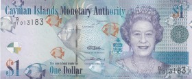 Cayman Islands, 1 Dollar, 2011, UNC, p38a
Queen Elizabeth II portrait, serial number: D/1 013183
Estimate: $10-20