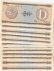 Cuba, 20 Pesos, 1985, VF / UNC (-) (Total 38 banknotes)
Exchange certificate
Estimate: $25-50