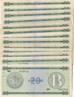 Cuba, 20 Pesos, 1985, VF / AUNC (Total 37 banknotes)
Exchange certificate
Estimate: $20-40