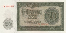 Democratıc Germany Republic, 50 Mark, 1948, UNC, p14
serial number: CK 2882502
Estimate: $10-20